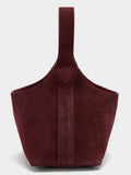 Bolso Bombonera De Ante