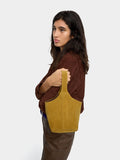 Bolso Bombonera De Ante