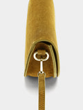 Bolso Bandolera De Ante Con Solapa