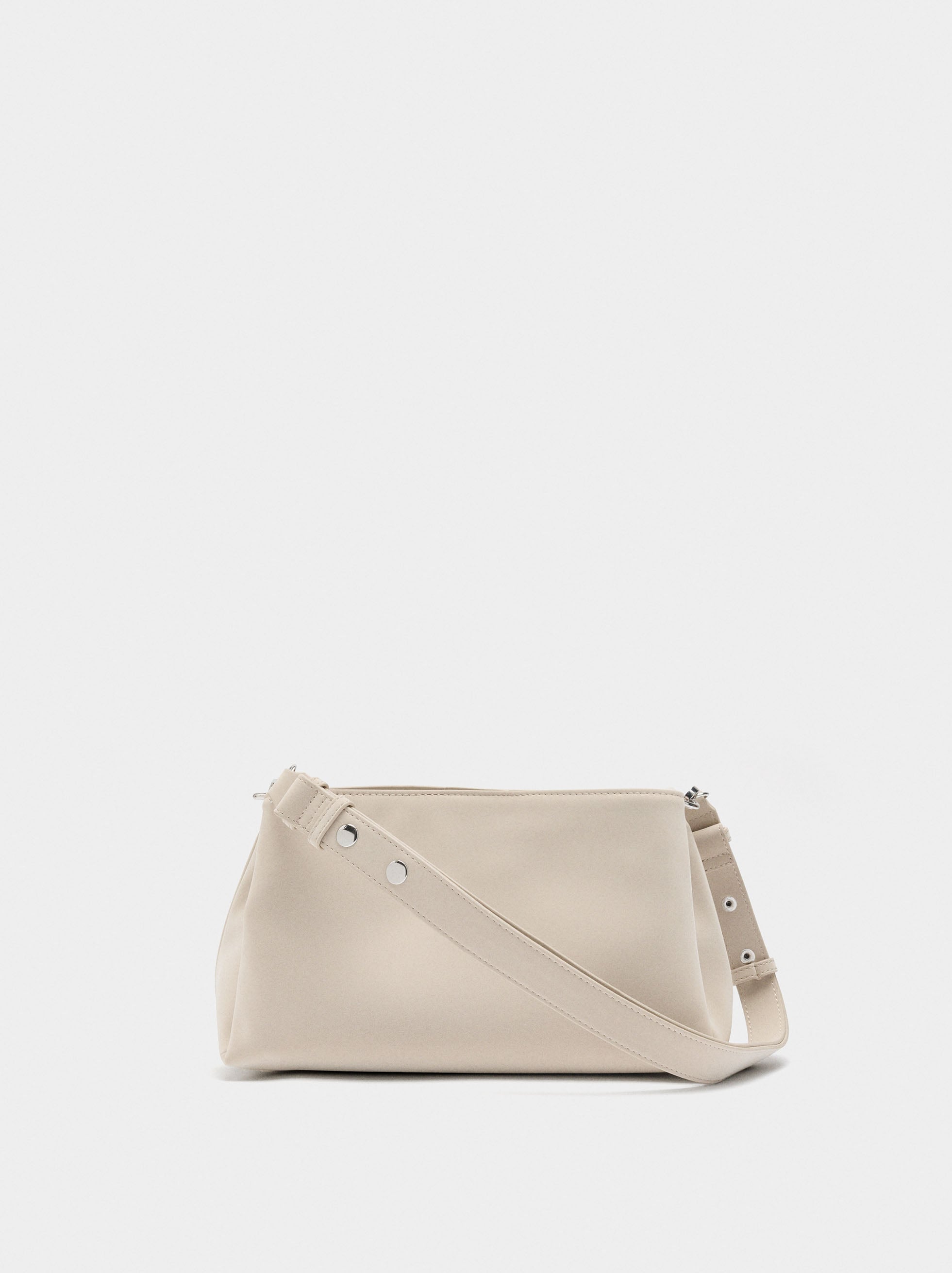 Bolso De Hombro Con Textura Suave