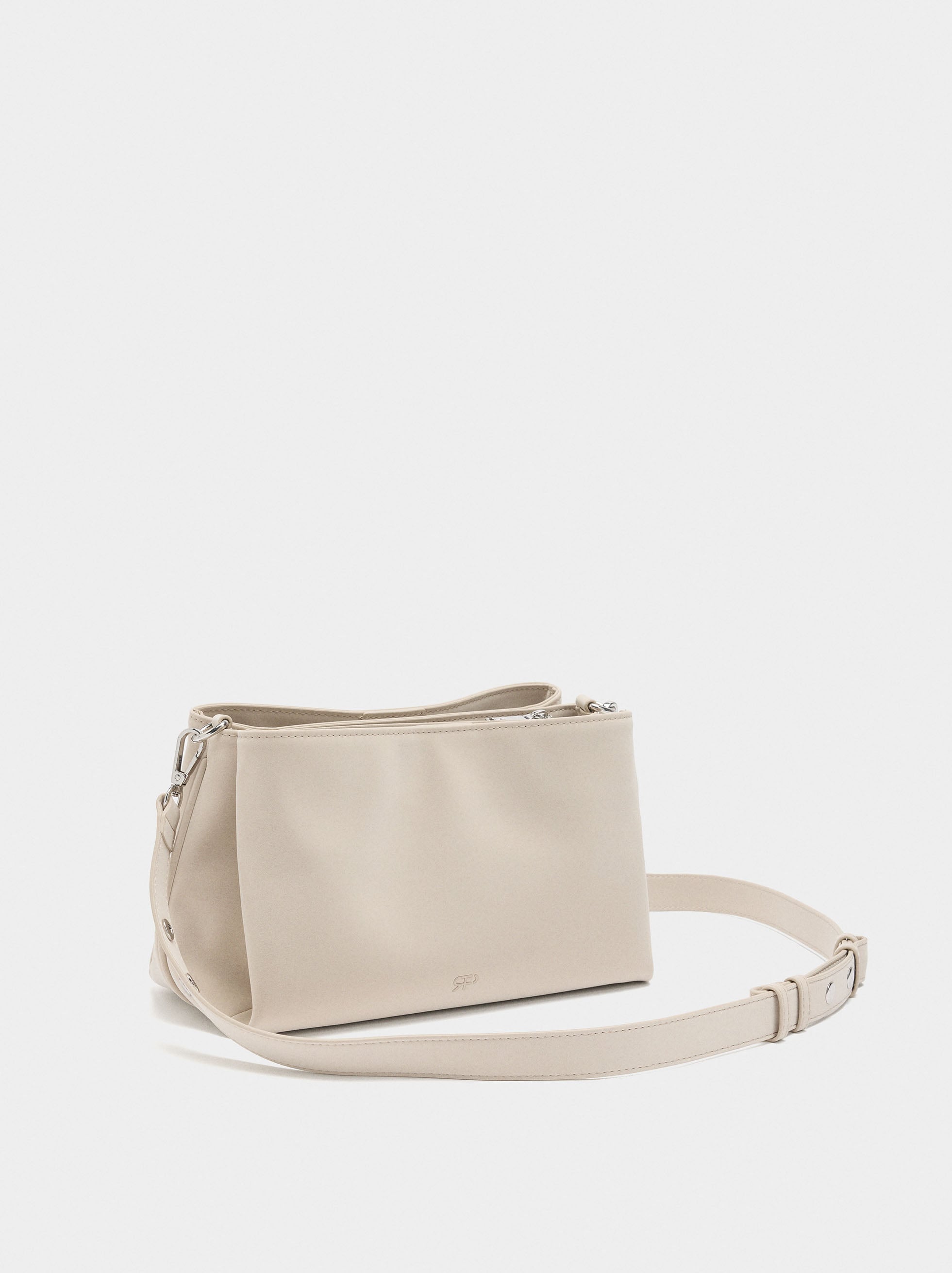 Bolso De Hombro Con Textura Suave