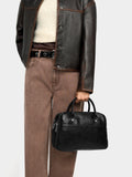 Bolso Bowling Efecto Craquelado