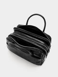 Bolso Bowling Efecto Craquelado