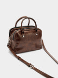 Bolso Bowling Efecto Craquelado