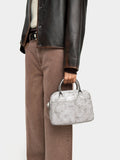 Bolso Bowling Efecto Craquelado