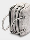 Bolso Bowling Efecto Craquelado