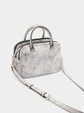 Bolso Bowling Efecto Craquelado
