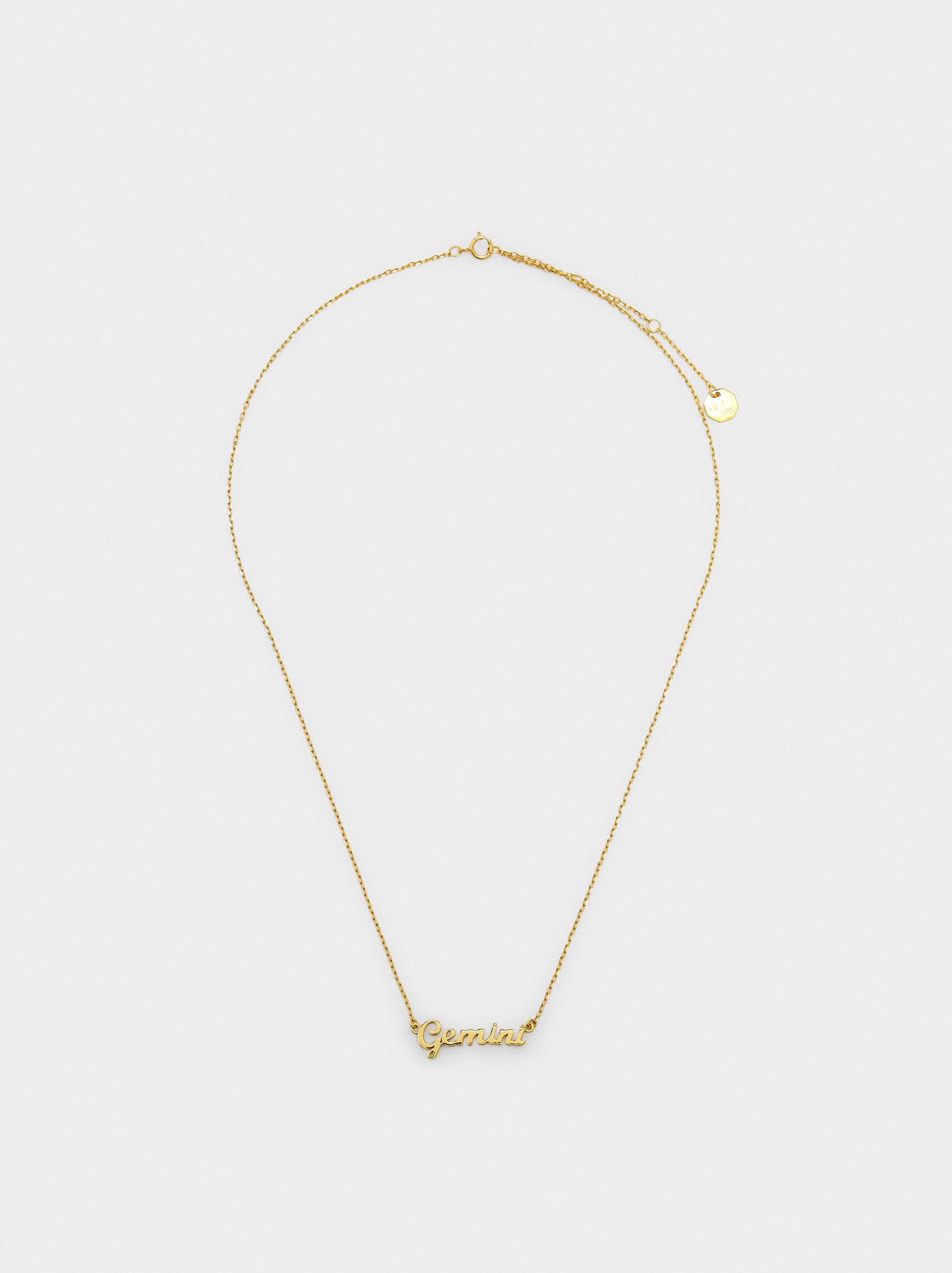 Collar Signo Del Zodiaco Géminis - Plata De Ley 925