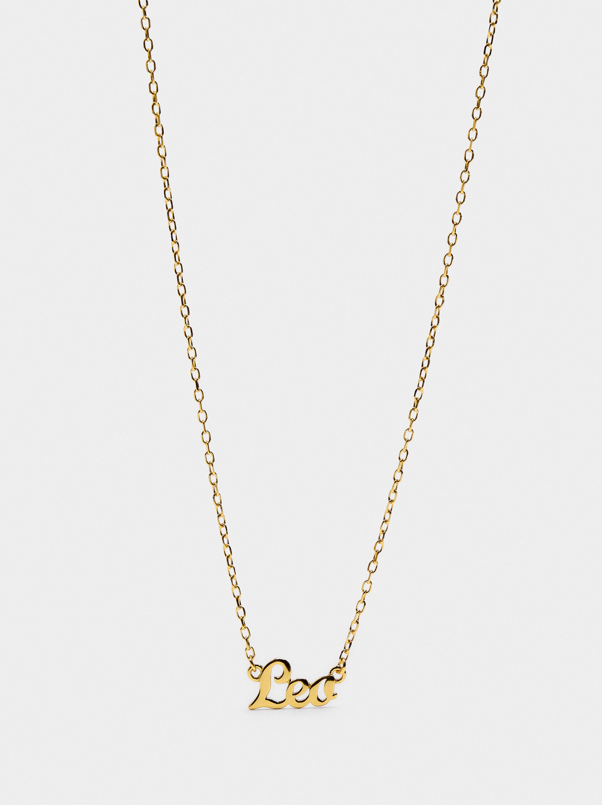 Collar Signo Del Zodíaco Leo - Plata De Ley 925