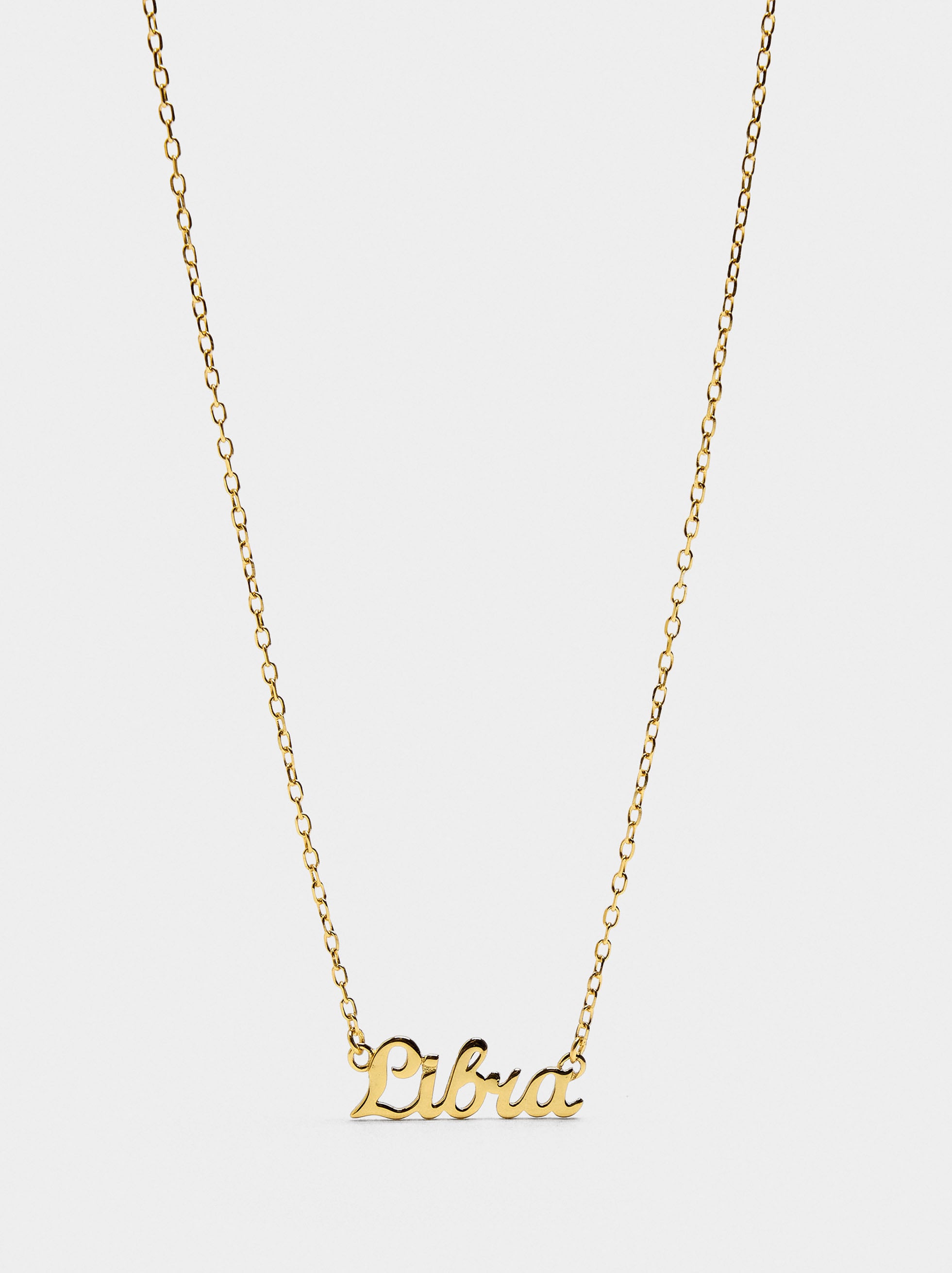 Collar Signo Del Zodíaco Libra - Plata De Ley 925