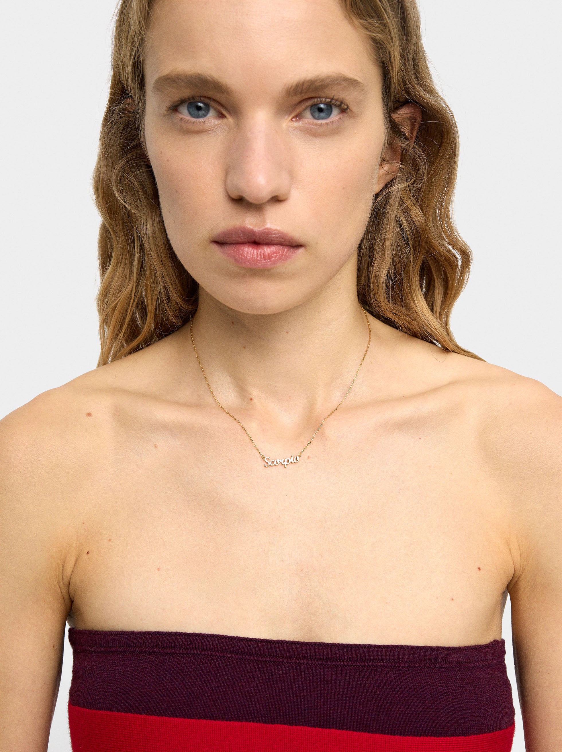 Collar Signo Del Zodíaco Escorpio - Plata De Ley 925