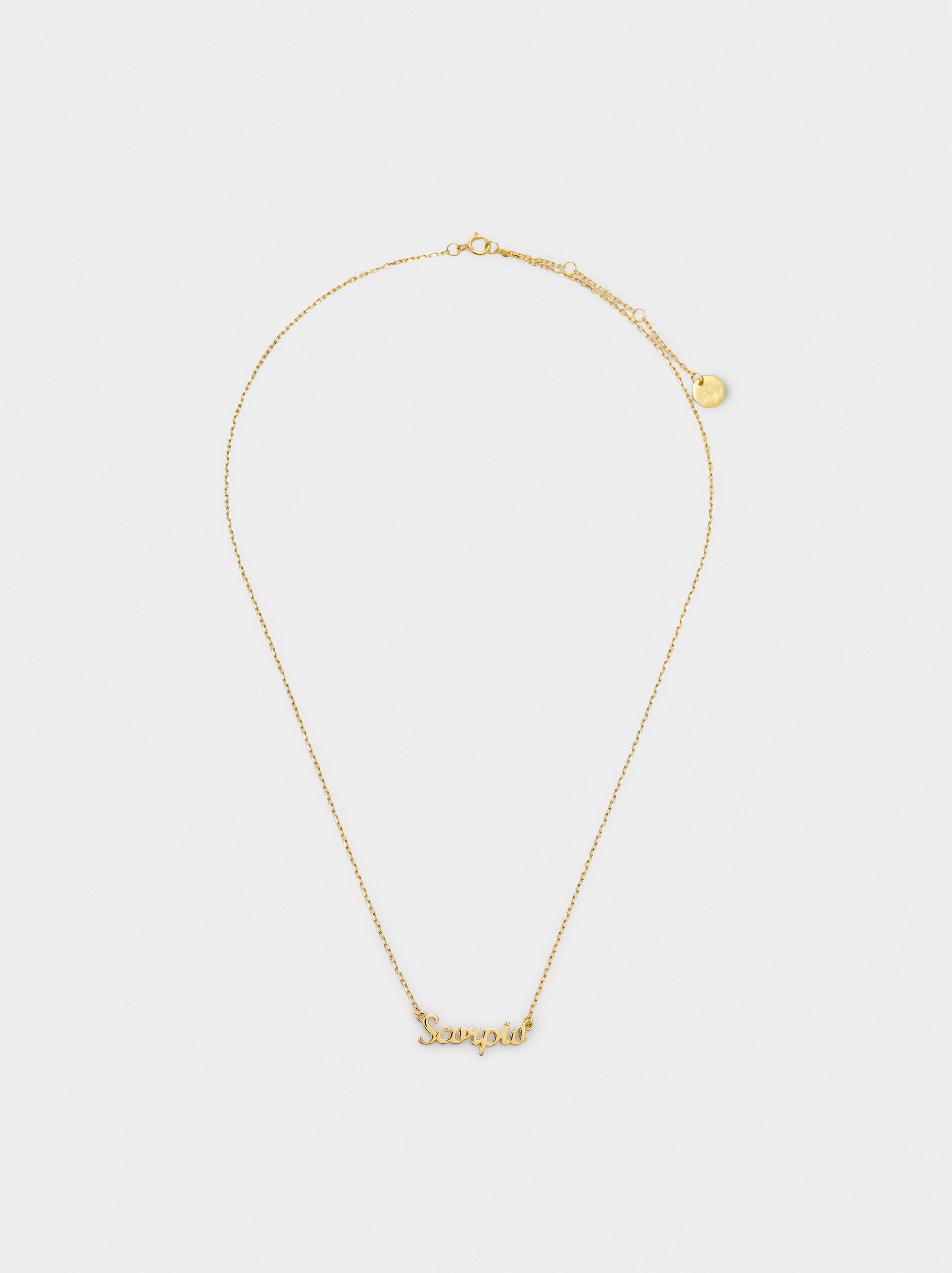 Collar Signo Del Zodíaco Escorpio - Plata De Ley 925