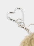 Llavero Charm De Efecto Pelo