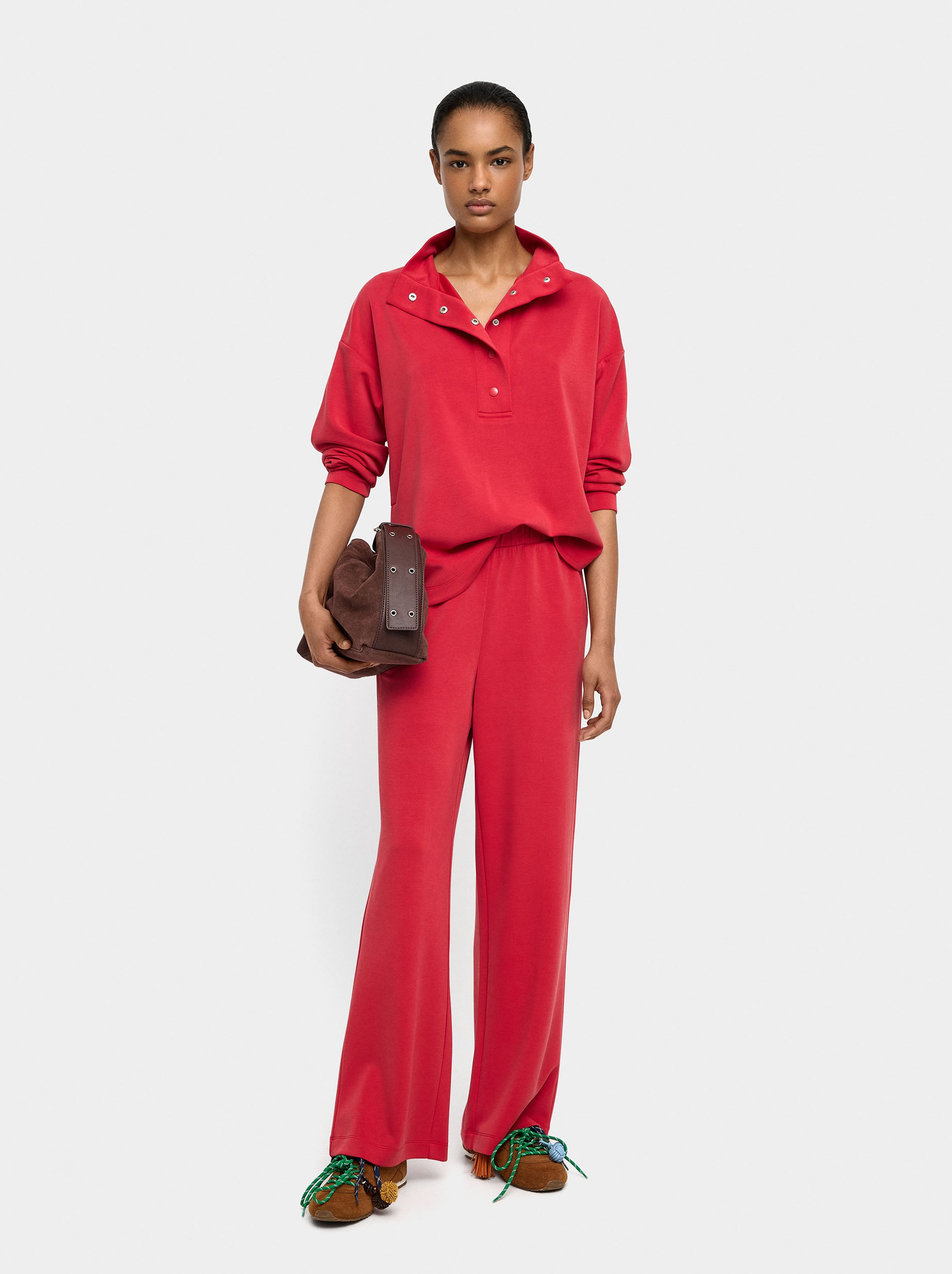Pantalón Con Cintura Elástica Tacto Suave