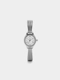 Reloj Ovalado Con Pulsera Malla Metálica Acero Inoxidable