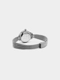 Reloj Ovalado Con Pulsera Malla Metálica Acero Inoxidable