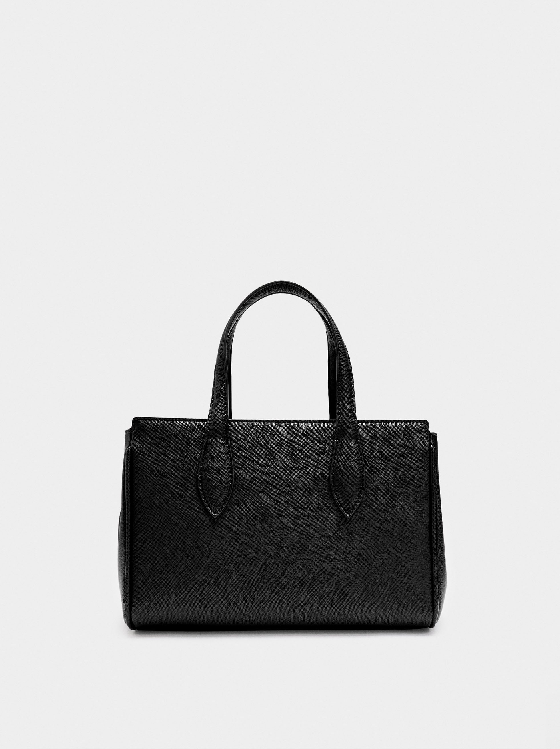 Bolso Tote Con Textura M