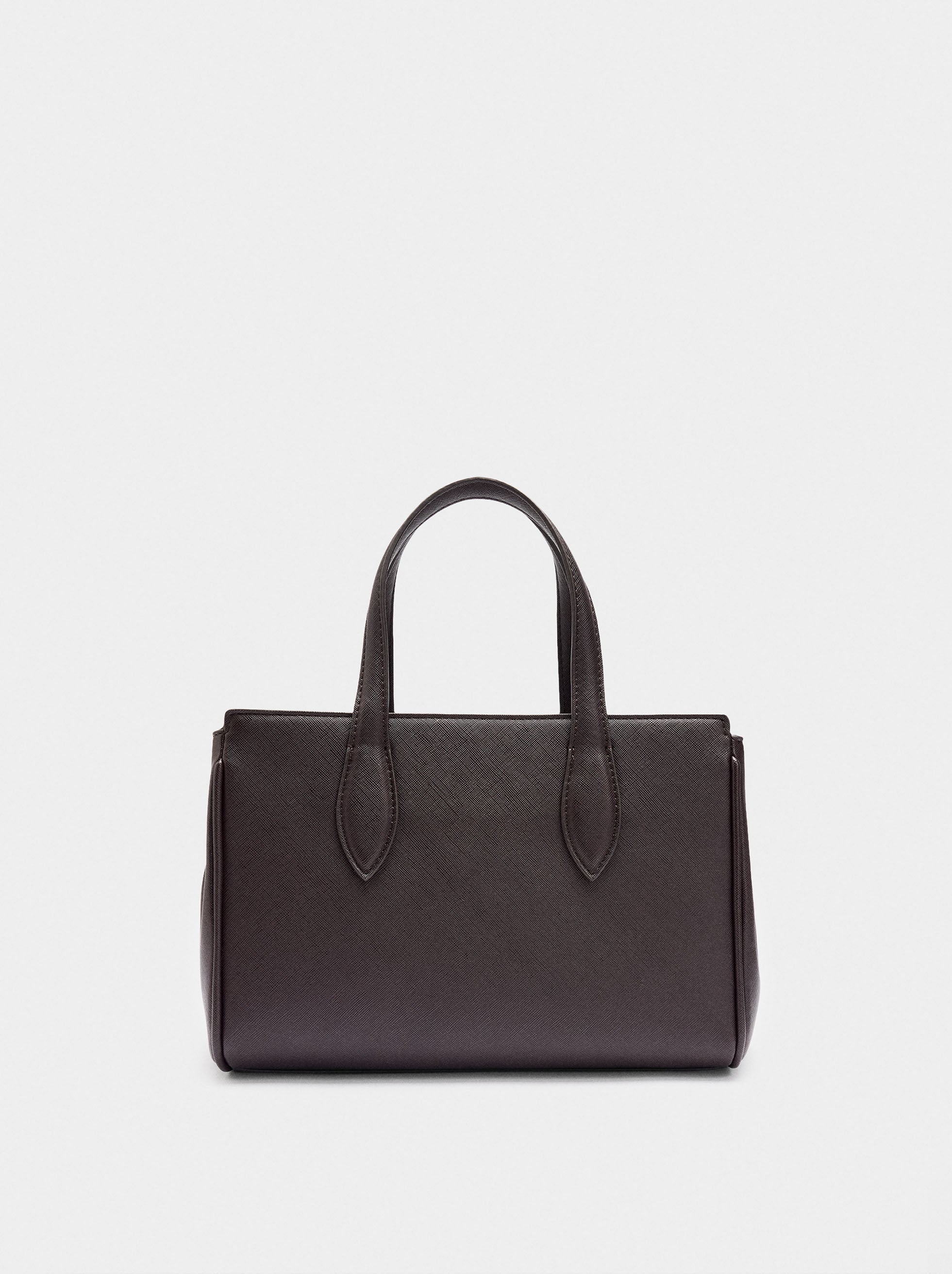 Bolso Tote Con Textura M