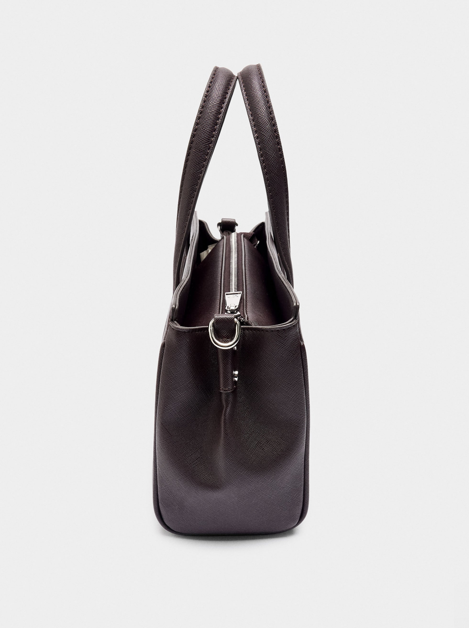 Bolso Tote Con Textura M