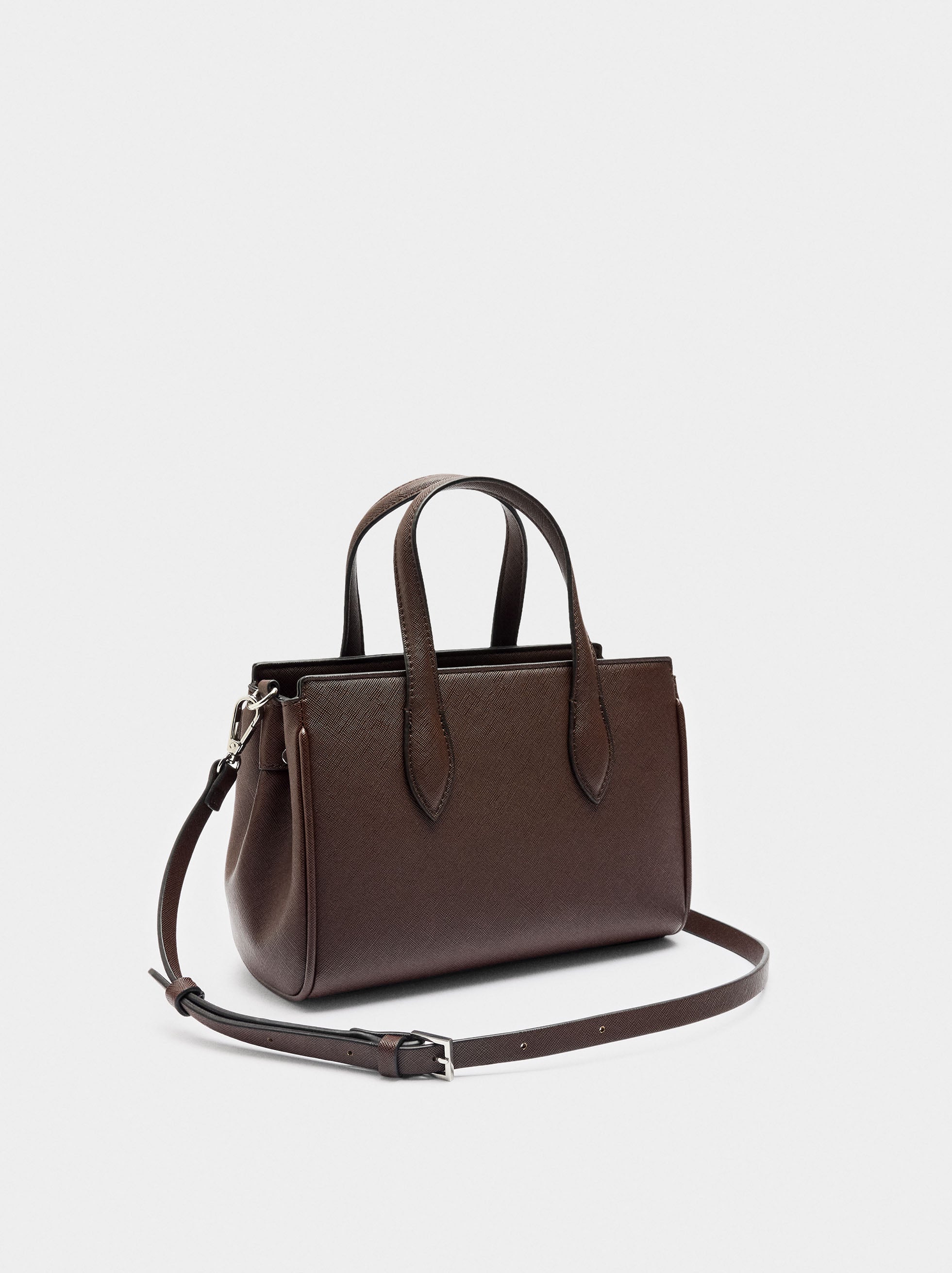 Bolso Tote Con Textura S