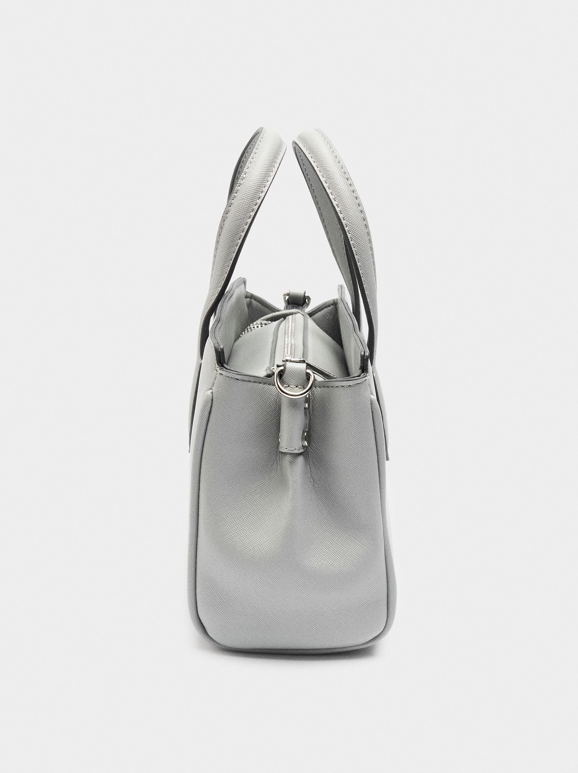 Bolso Tote Con Textura S