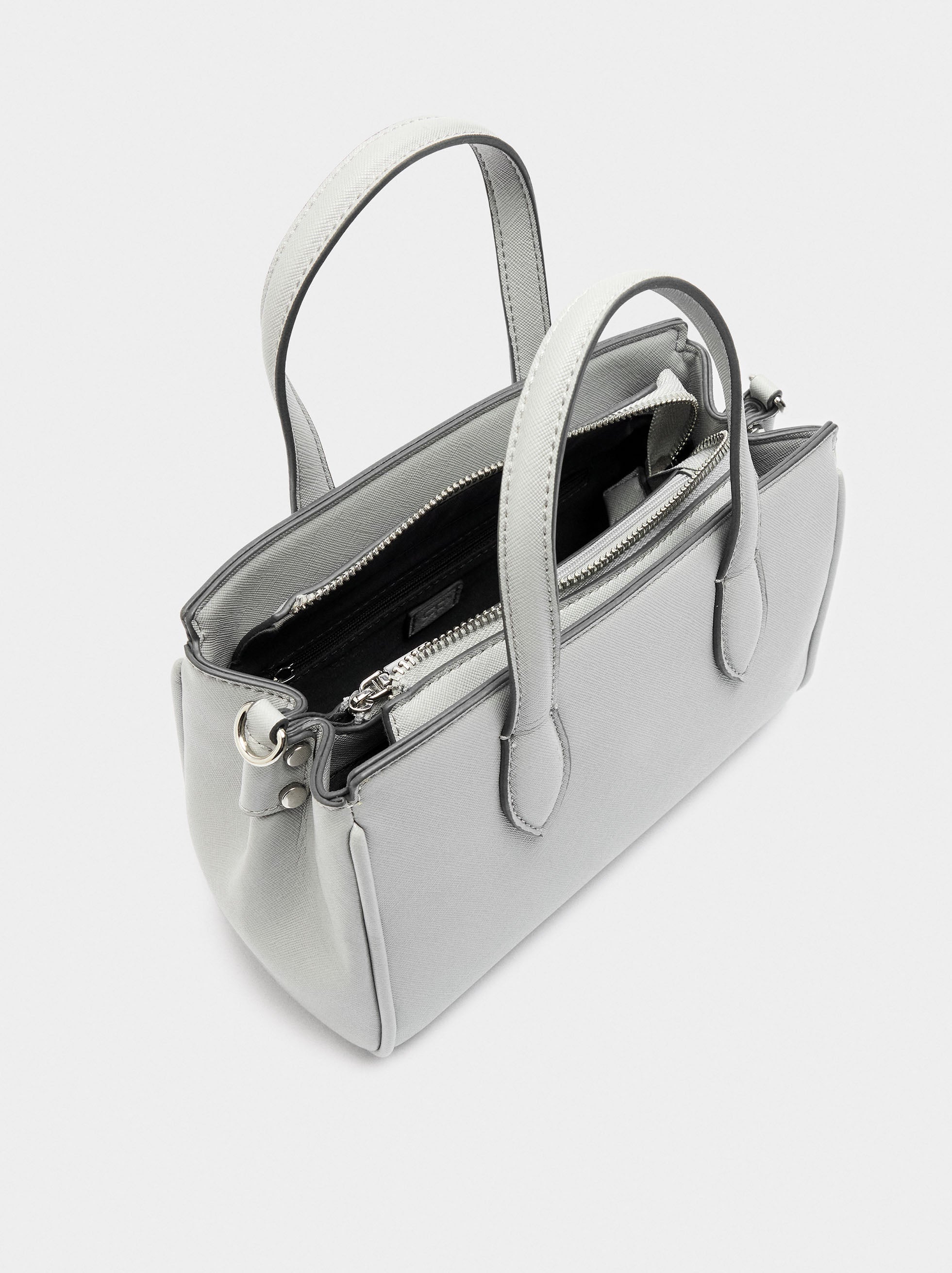 Bolso Tote Con Textura S
