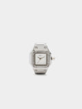 Anillo De Reloj Con Acero Plateado