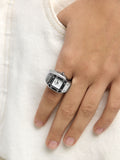 Anillo De Reloj Con Acero Plateado