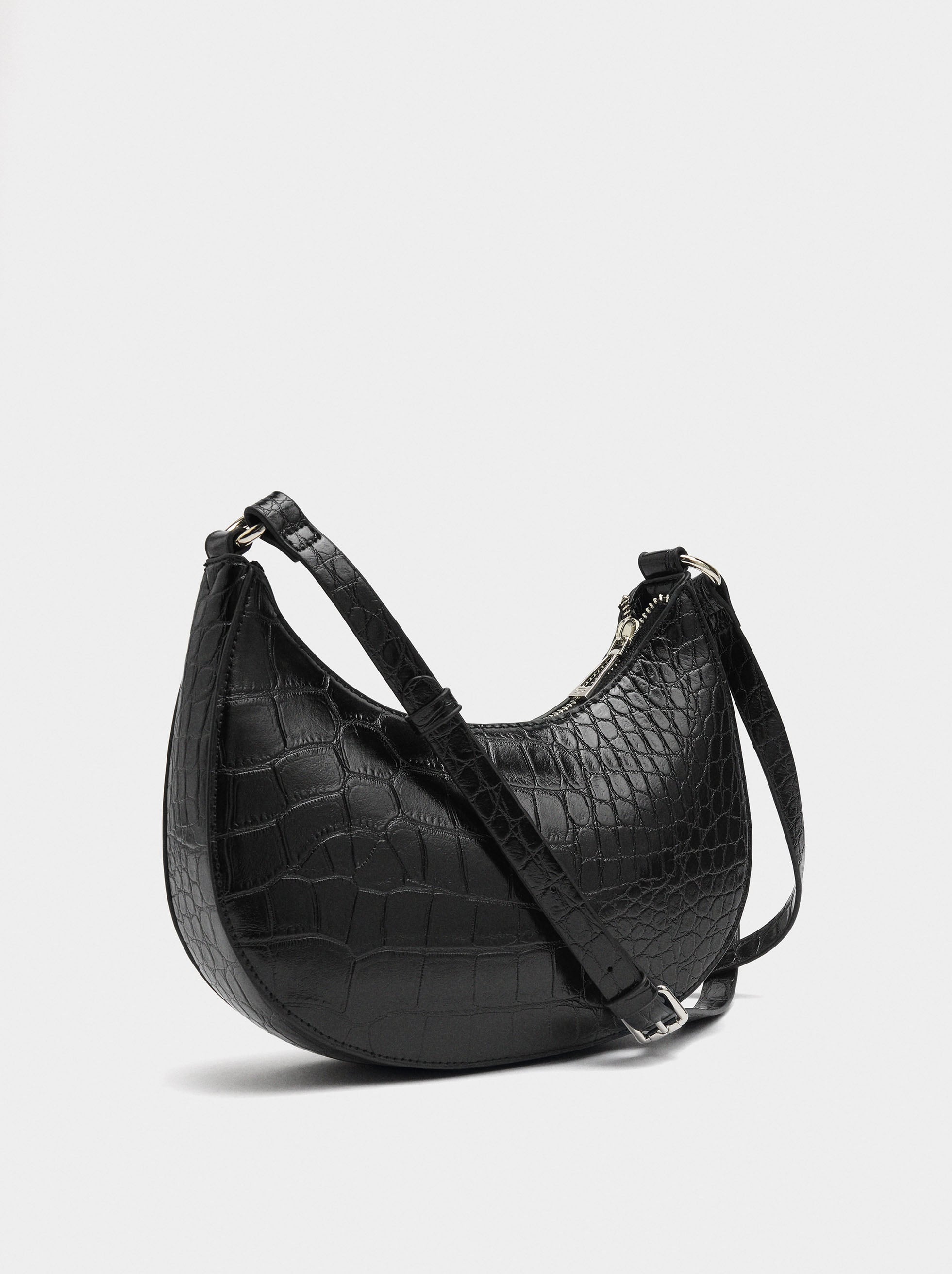 Bolso De Hombro Con Grabado Animal