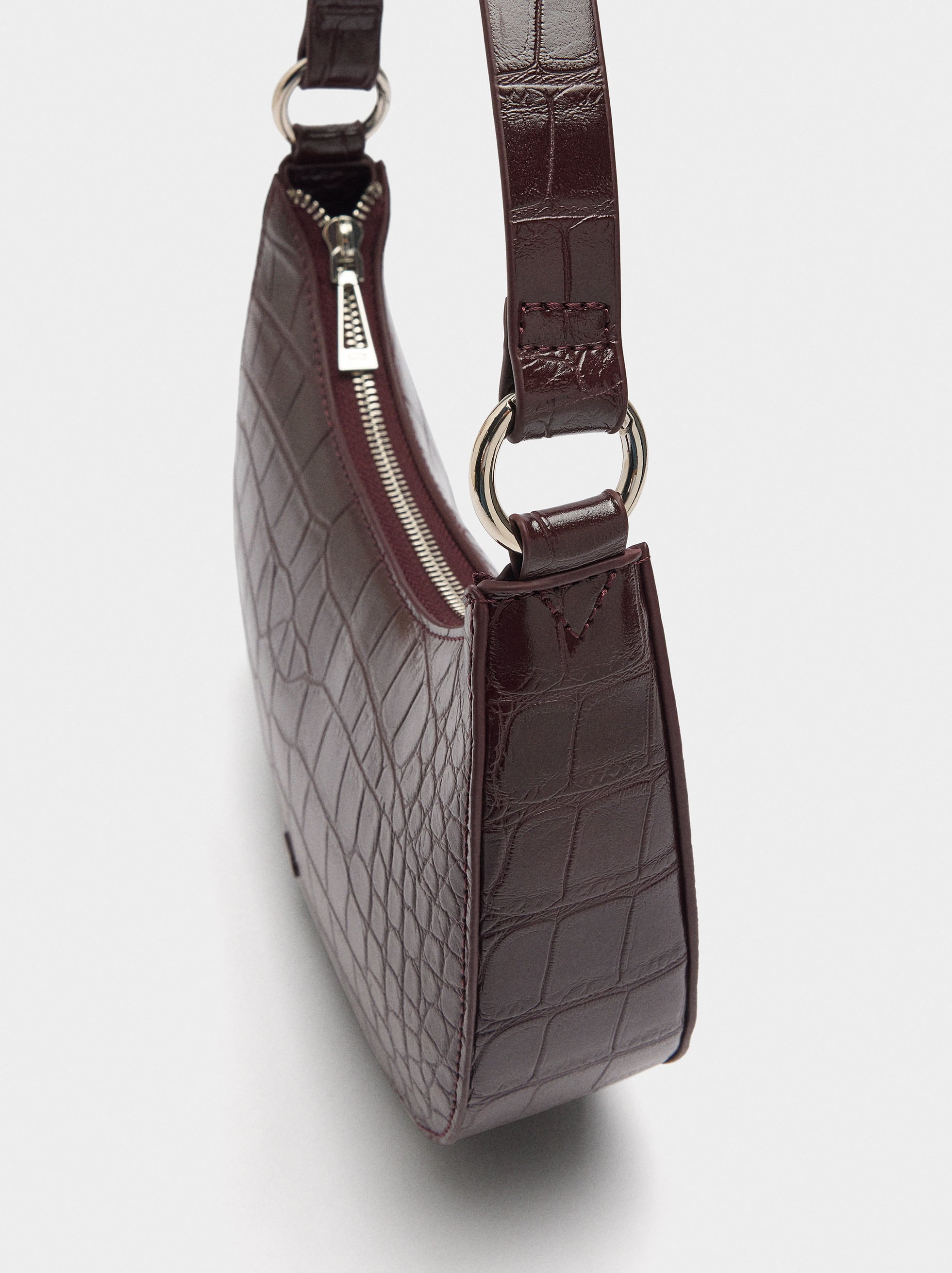Bolso De Hombro Con Grabado Animal
