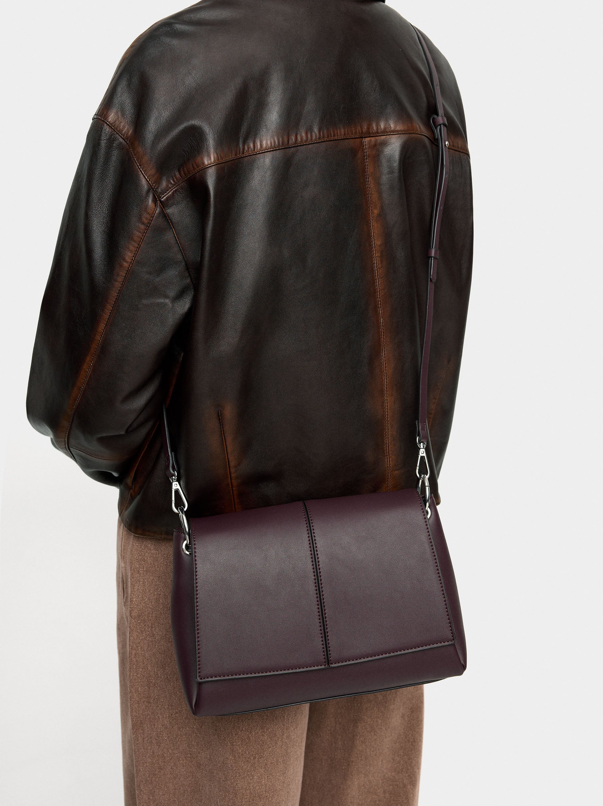 Bolso De Mano Con Bandolera