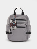 Mochila De Nylon Con Colgante