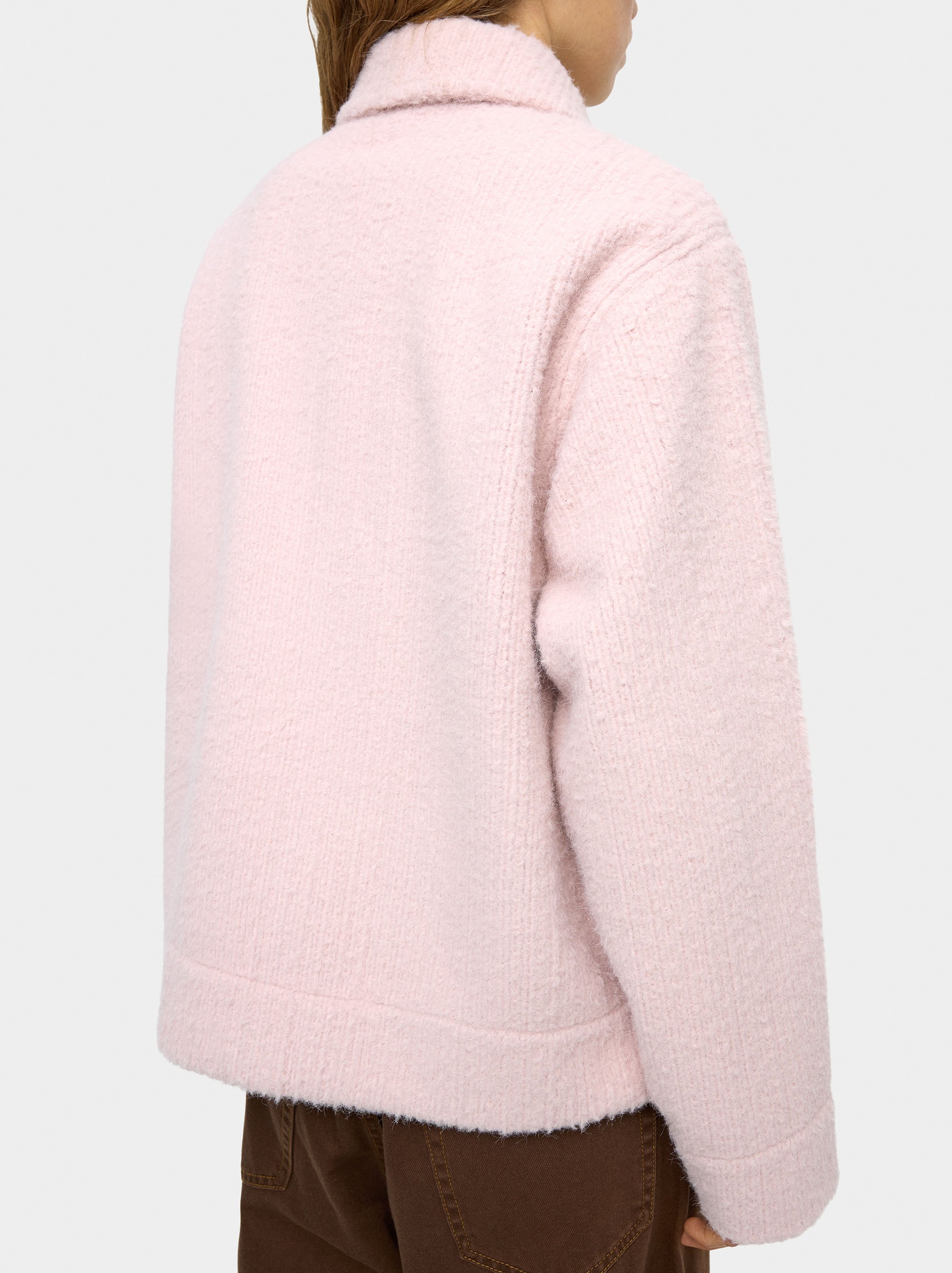 Chaqueta Con Textura A Rayas