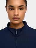 Sudadera Con Cremallera Y Cuello Alto