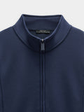 Sudadera Con Cremallera Y Cuello Alto