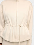 Sudadera Con Cremallera Y Cuello Alto