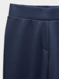 Pantalón Recto Cintura Media