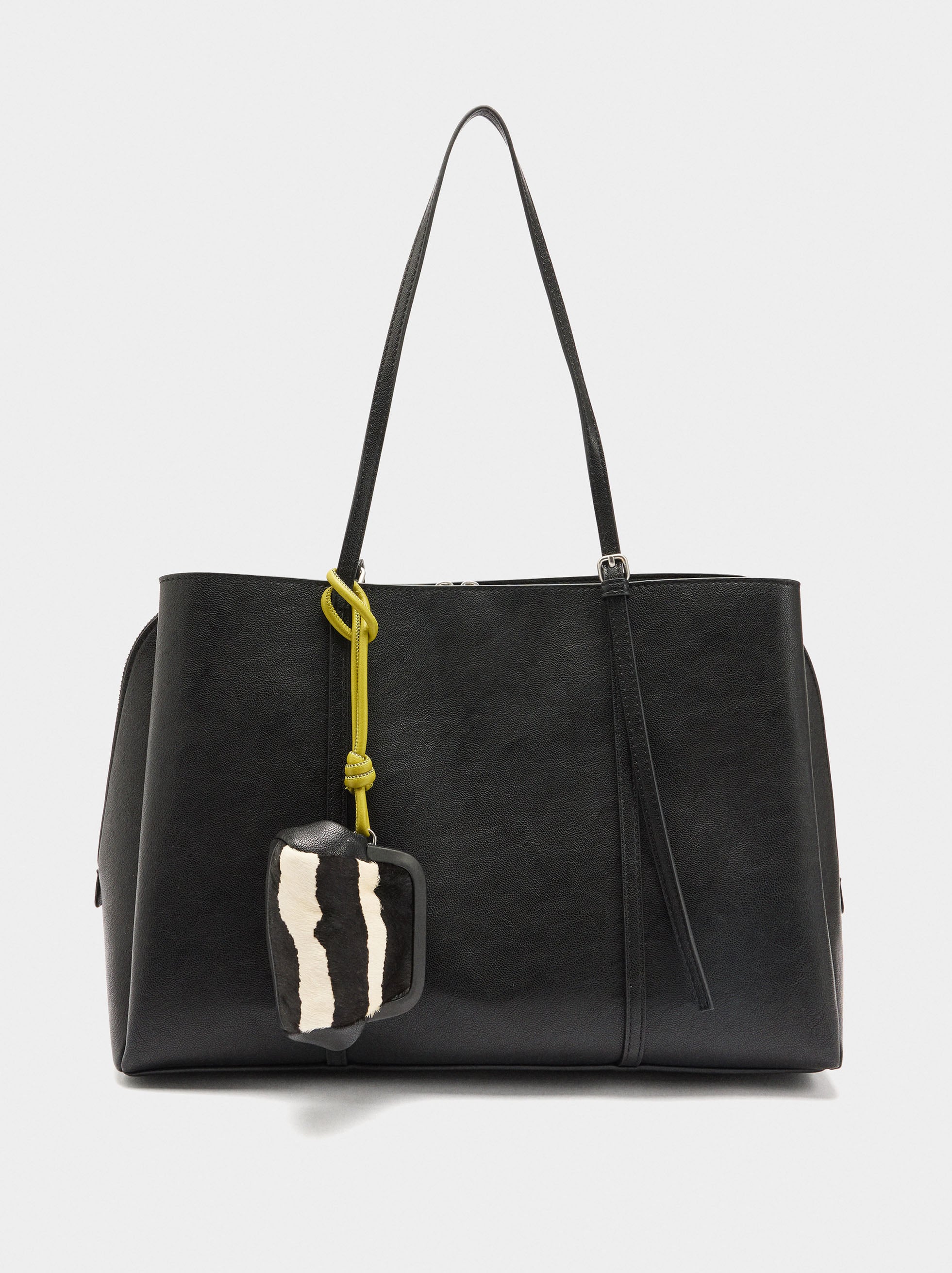 Bolso Para Portátil Hasta 15" Con Colgante De Piel