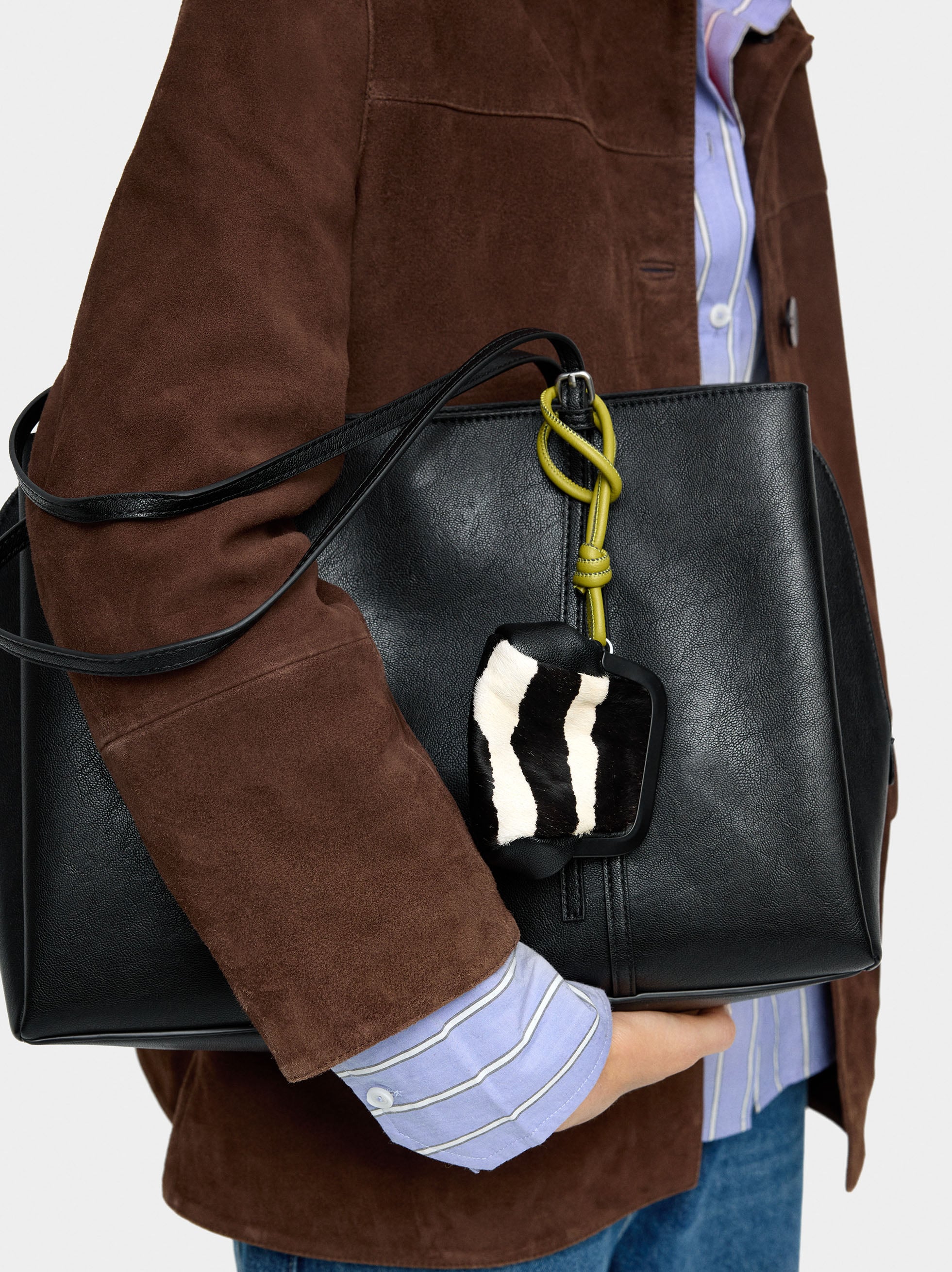 Bolso Para Portátil Hasta 15" Con Colgante De Piel