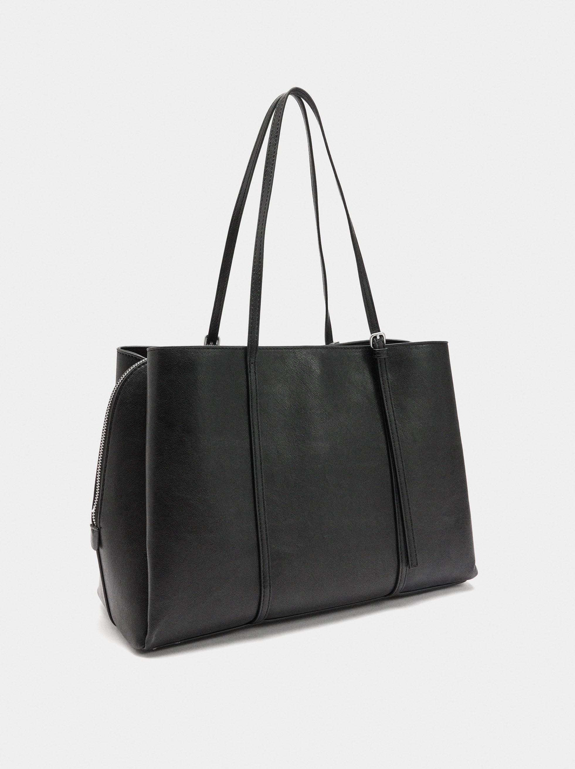 Bolso Para Portátil Hasta 15" Con Colgante De Piel