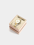 Reloj Bicolor Con Pulsera De Acero Inoxidable