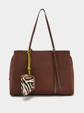 Bolso Para Portátil Hasta 15" Con Colgante De Piel