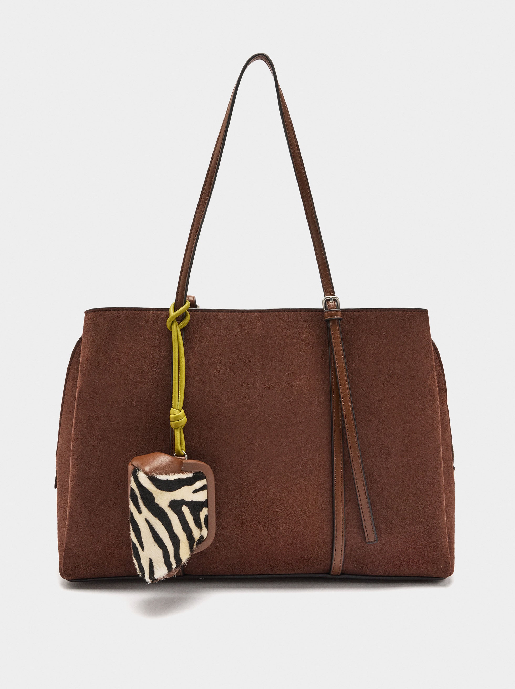 Bolso Para Portátil Hasta 15" Con Colgante De Piel