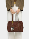 Bolso Para Portátil Hasta 15" Con Colgante De Piel