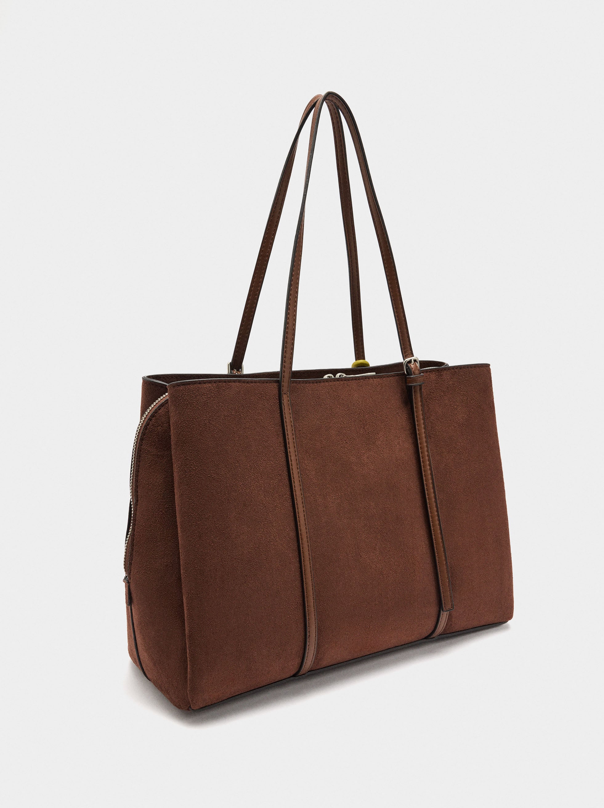 Bolso Para Portátil Hasta 15" Con Colgante De Piel