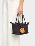 Bolso Tote Textura Suave Con Colgante S