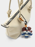Bolso Tote Textura Suave Con Colgante S
