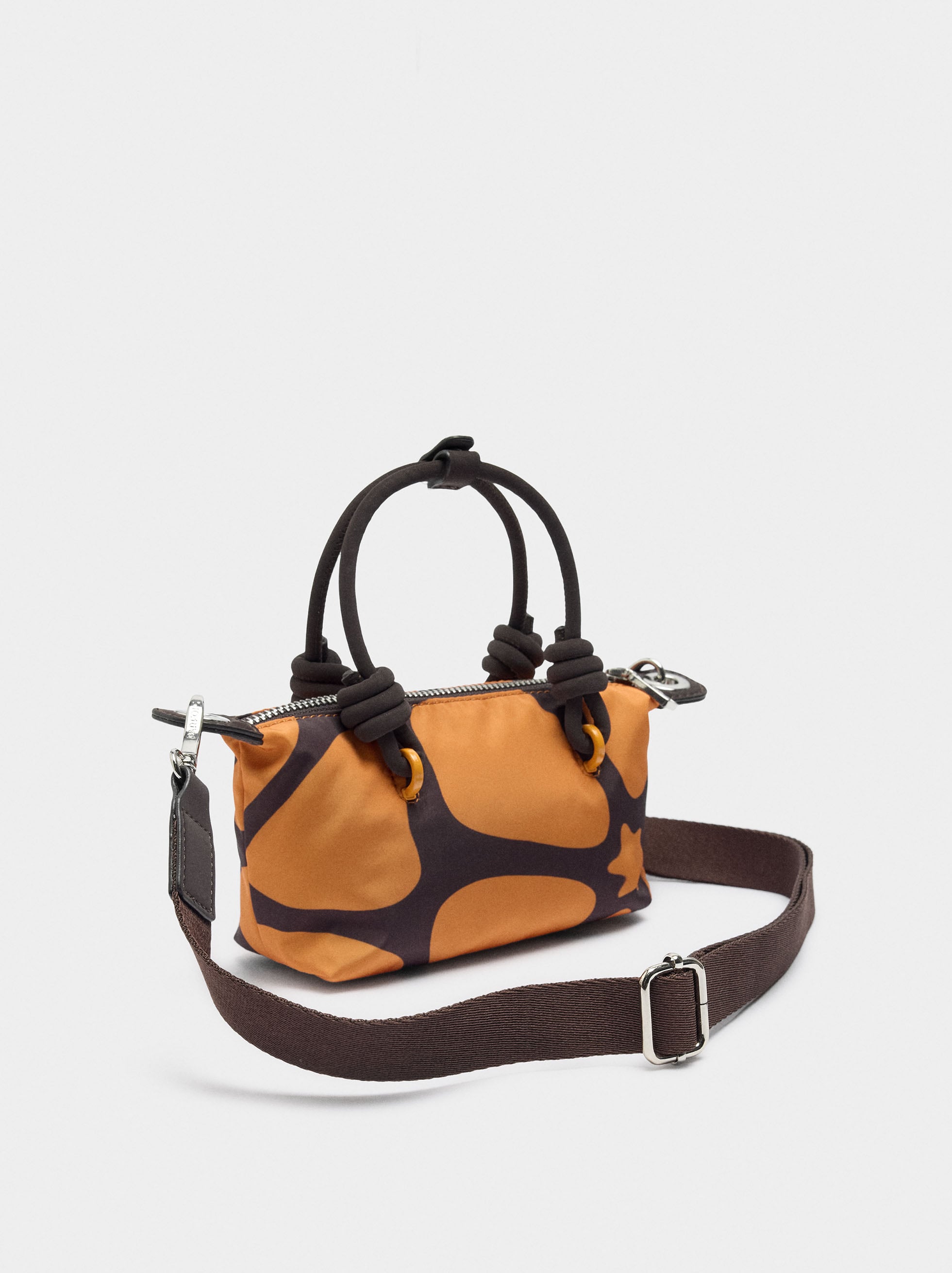 Bolso Tote De Textura Suave Xs
