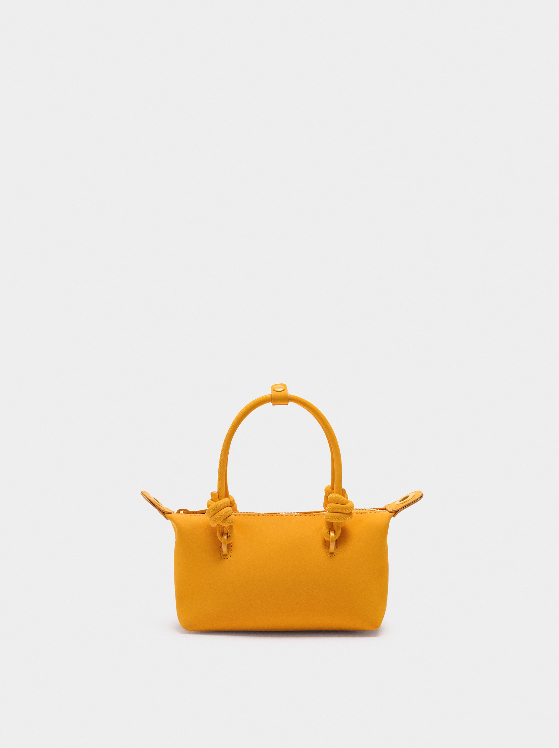 Bolso Tote De Textura Suave Xs