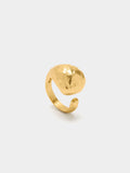Anillo Abierto Asimétrico - Baño De Oro 18k